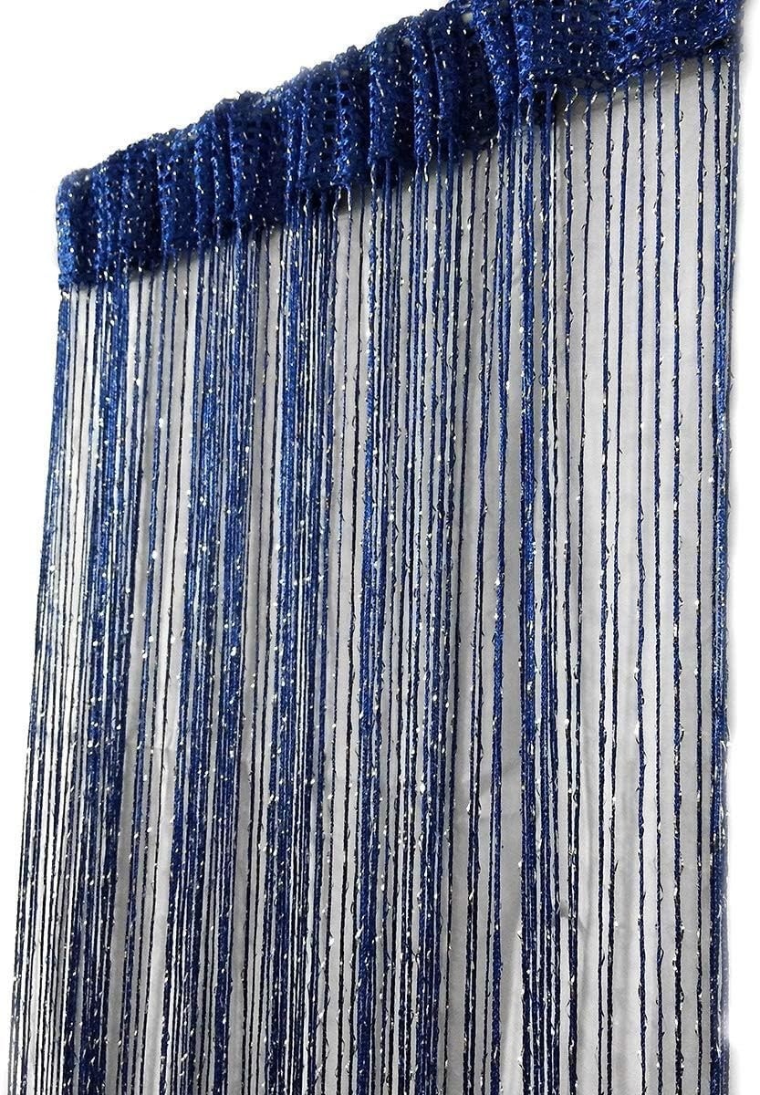 Customizable Royal Blue Room Divider String Curtain – Ideal for Home & Events