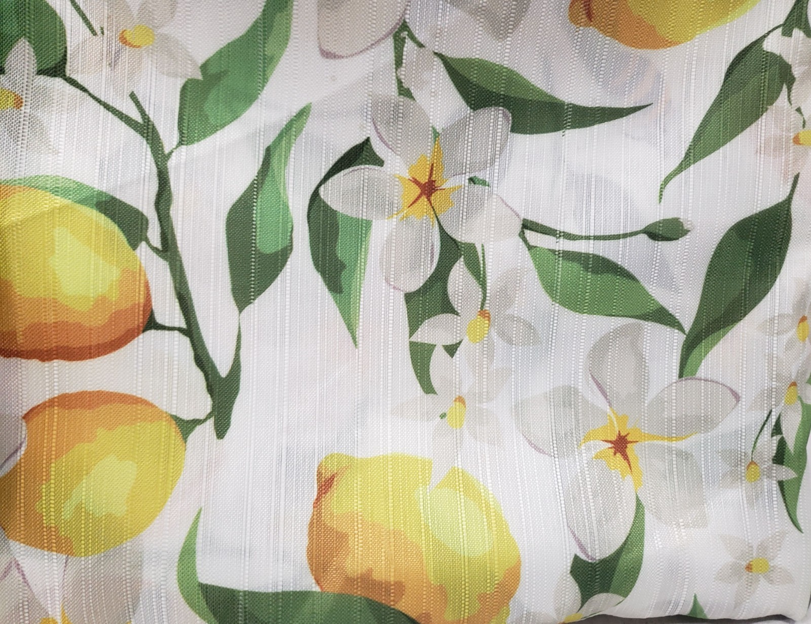 3pc. Curtains Set:2 Tiers (26″x36″)& Valance (52″x18″) FLOWERS,BEES & LEMONS, RT