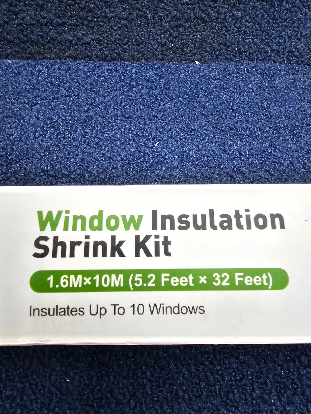 AGHITG WINDOW INSULATION SHRINK 1.6Mx10M (5.2FT x 32FT) UP TO 10 WINDOWS