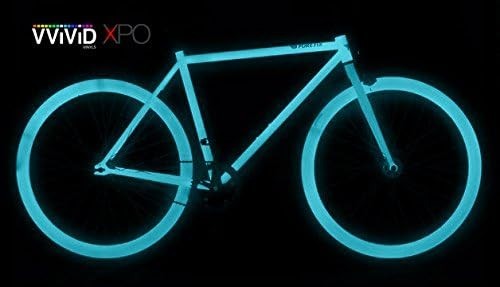 1Ft X 2Ft Blue Glow In The Dark Vinyl Vehicle Wrap For Cars Boats Diy New Kit