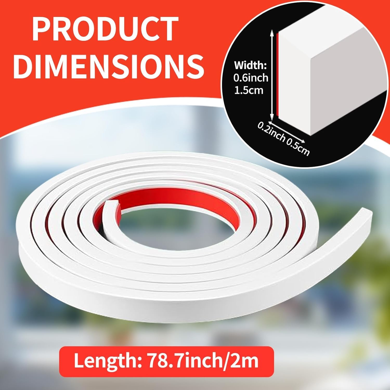 5 Rolls Total 32.8ft Window Grille Inserts Grid Kit Self Adhesive Peel and Stick