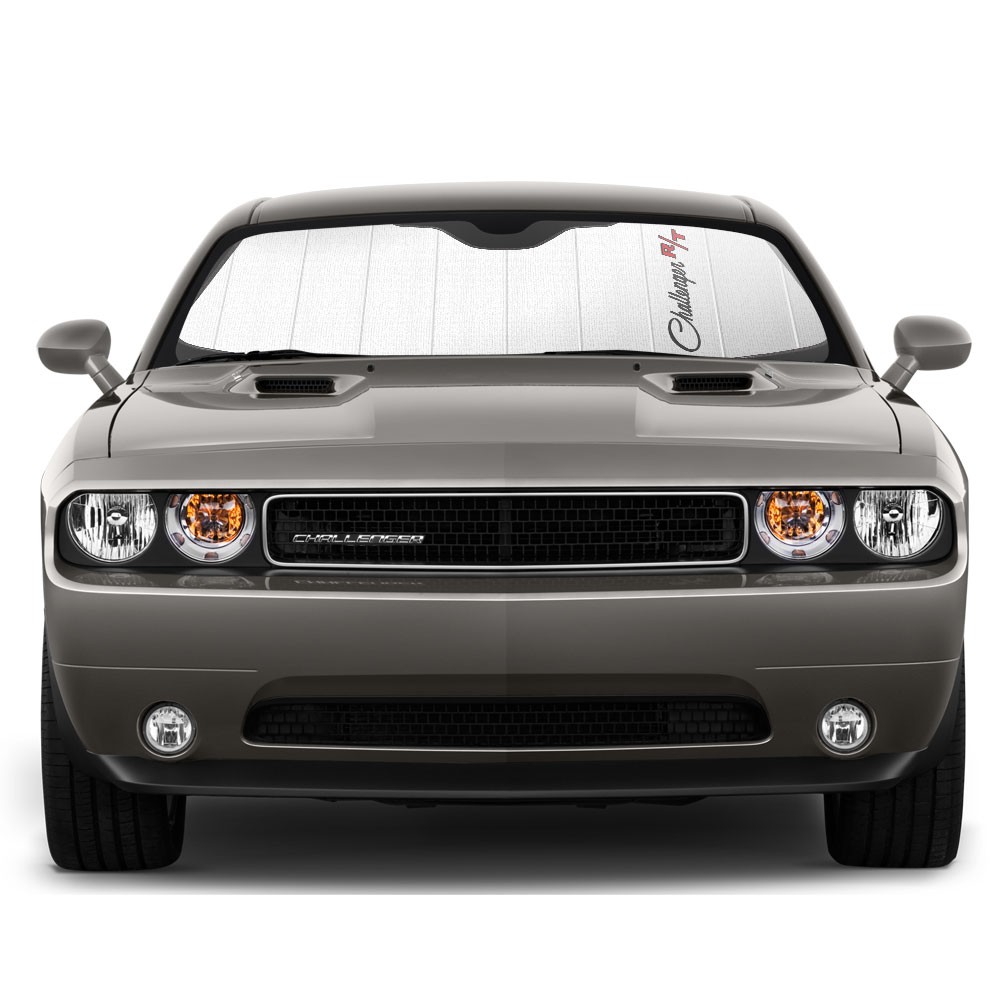 Dodge Challenger R/T Classic Logo Standard Universal Fit Auto Sun Shade