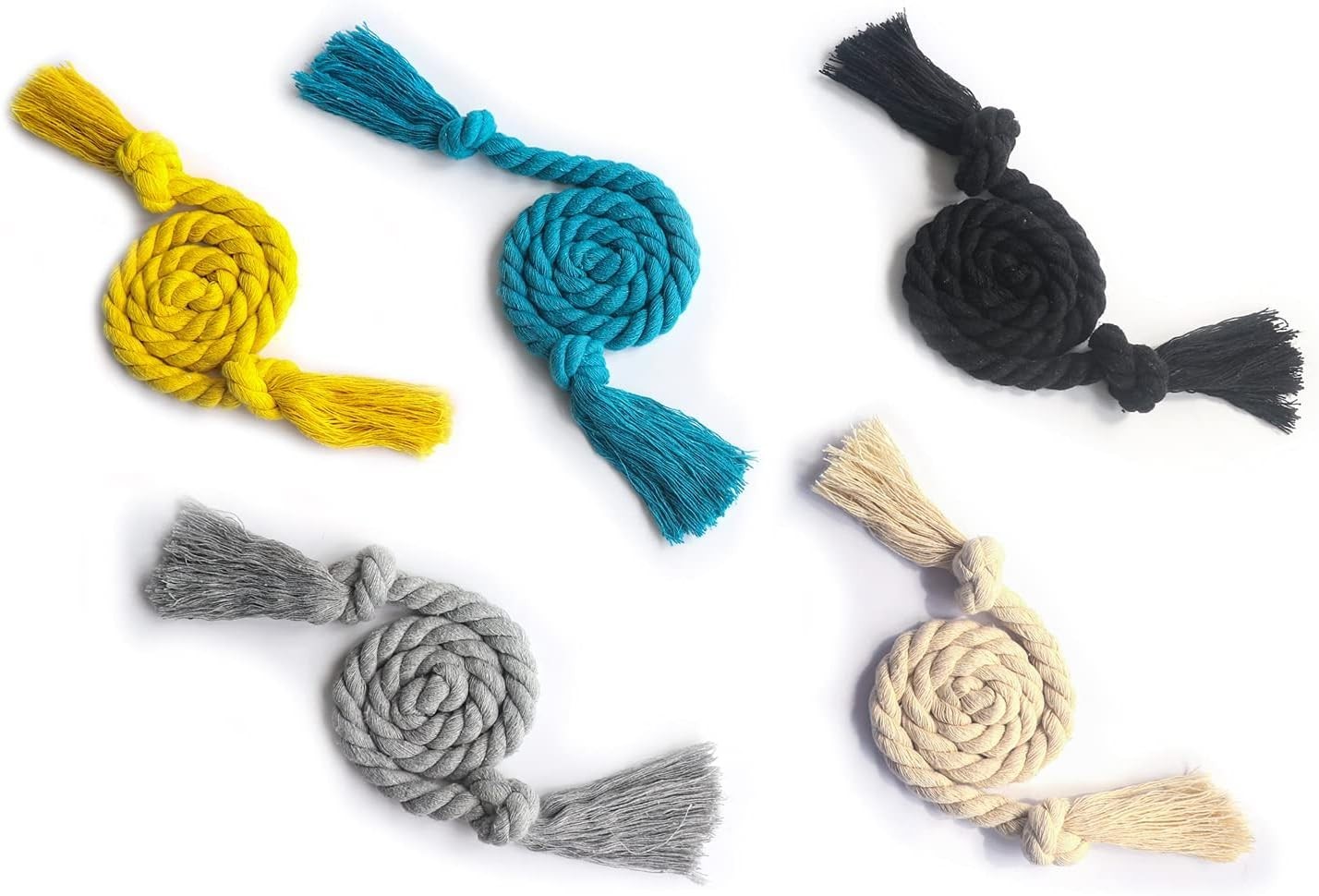 4 Pack Curtain Ties, Outdoor Curtain Tiebacks Rope for Patio Gazebo Pergola C…
