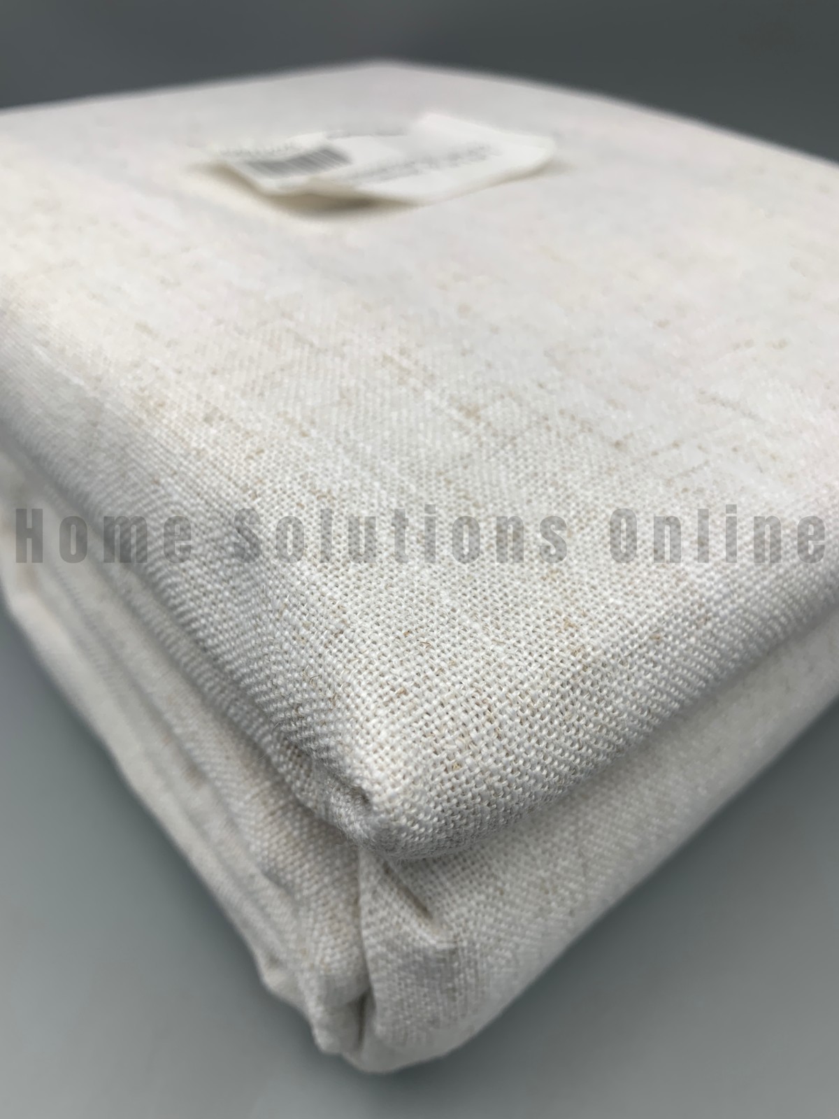 Pottery Barn Brixton Textured Unlined Curtain S/2 Heathered Oatmeal 84″ #B1019