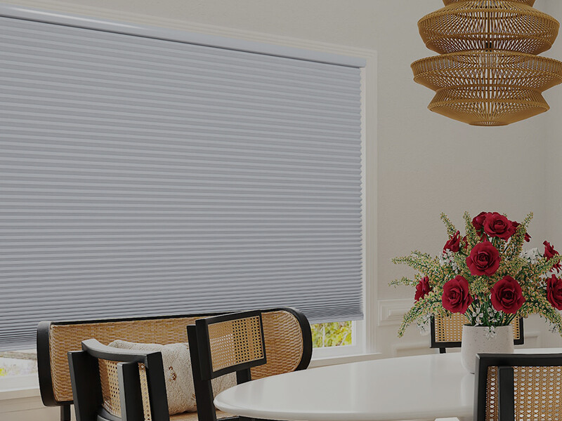Cut to Order Custom Size Cordless Cellular Shade Honeycomb Blinds Blackout White