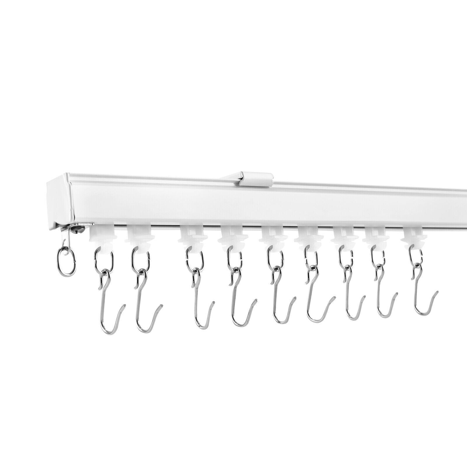 Curtain Track Rail Set For Ceiling Room Divider Privacy 12ft-18ft Heavy Duty