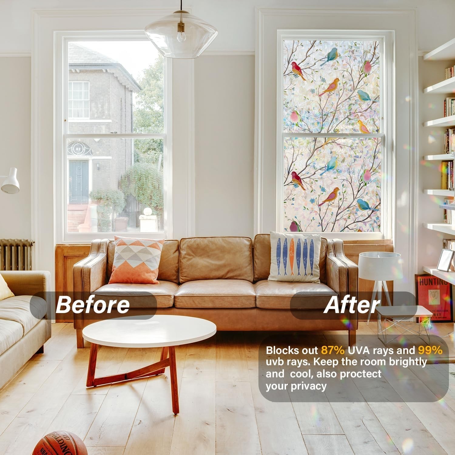 Scratch-Resistant Rainbow Window Film 355 sq ft