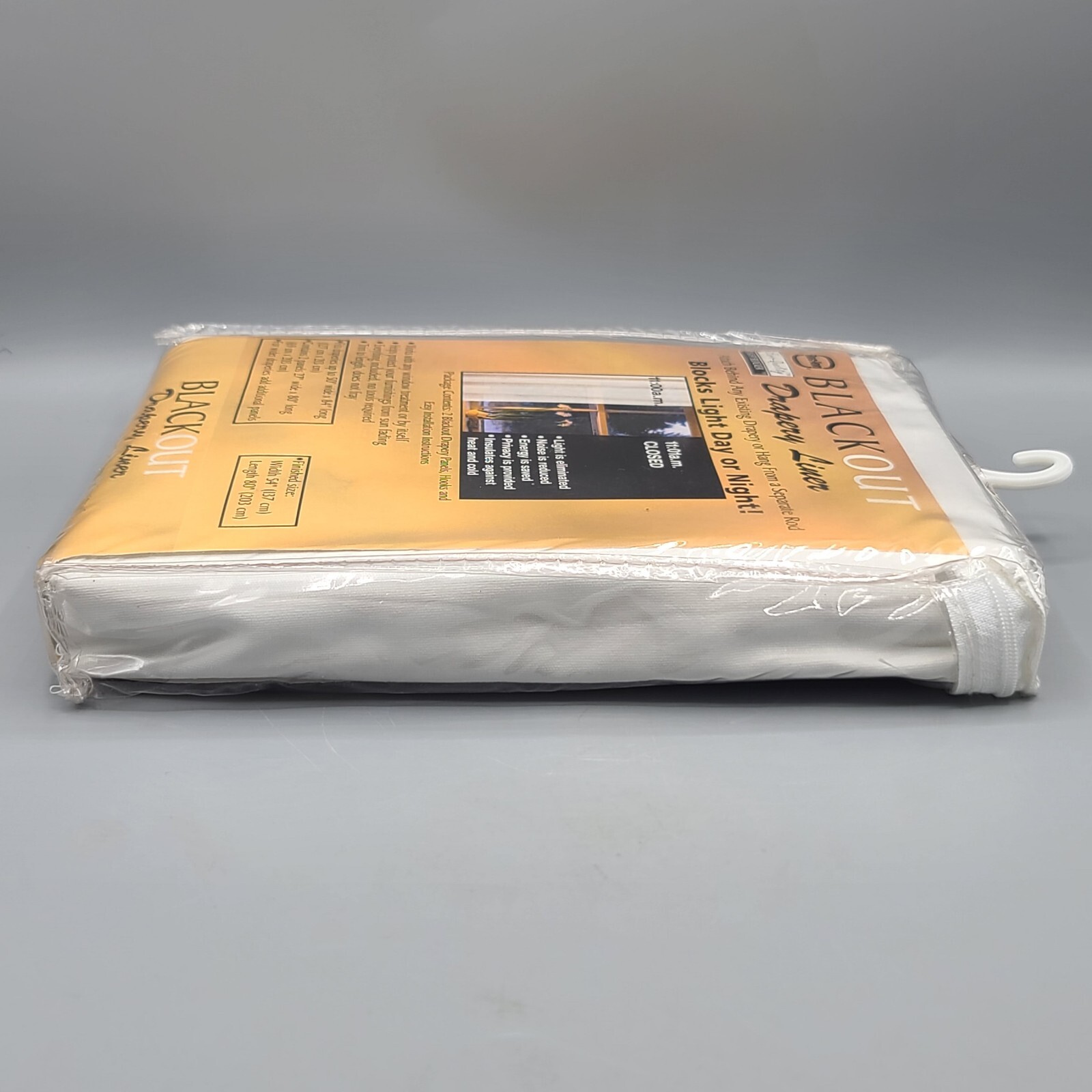 Roc Ion Light Blocker Blackout Drapery Drapery liner 54” X 80” 2 Panels