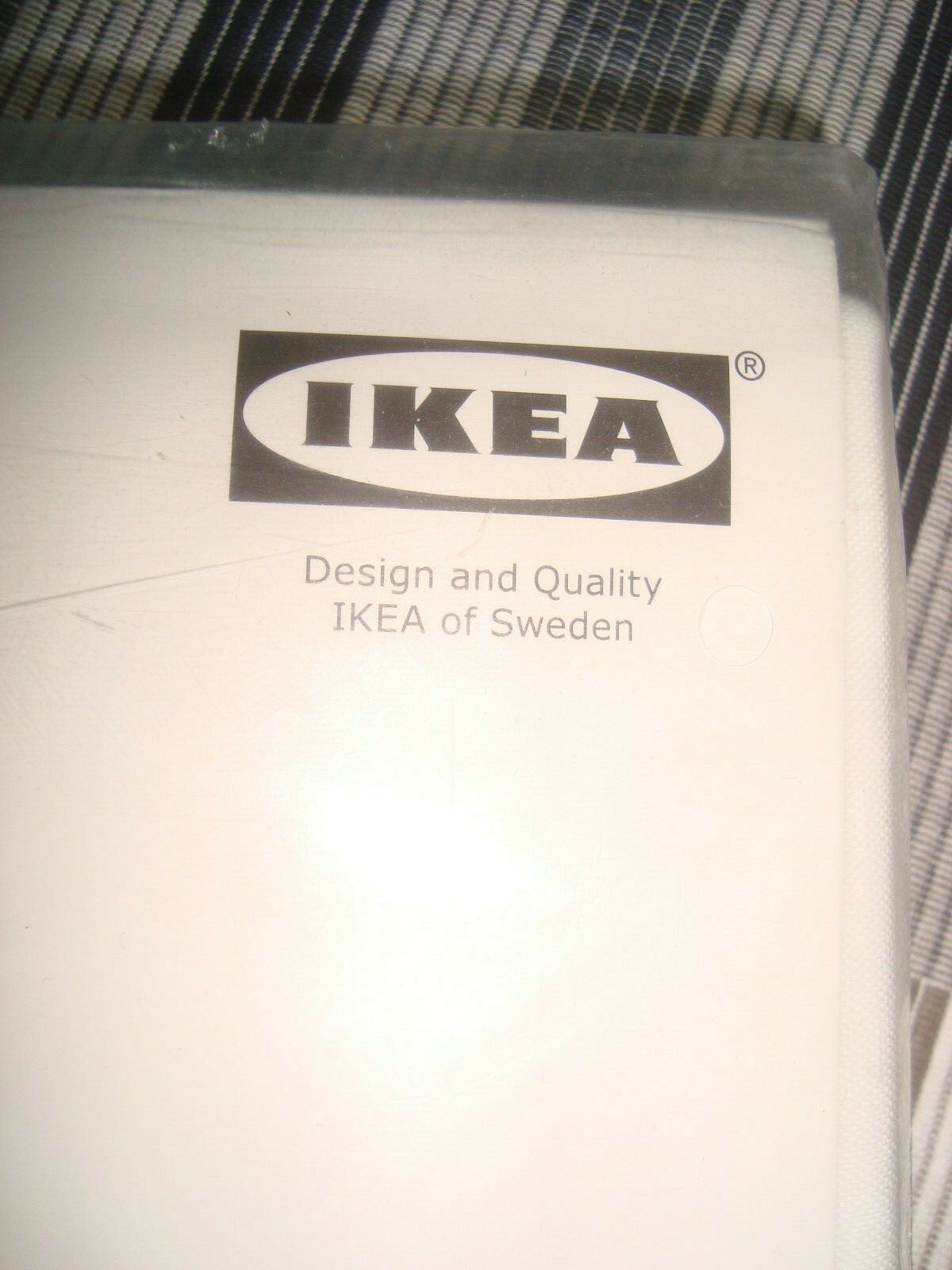 IKEA White Pair of Curtains Window Panels 57×98 1/2″ (145 x 250 cm ) 002.215.39