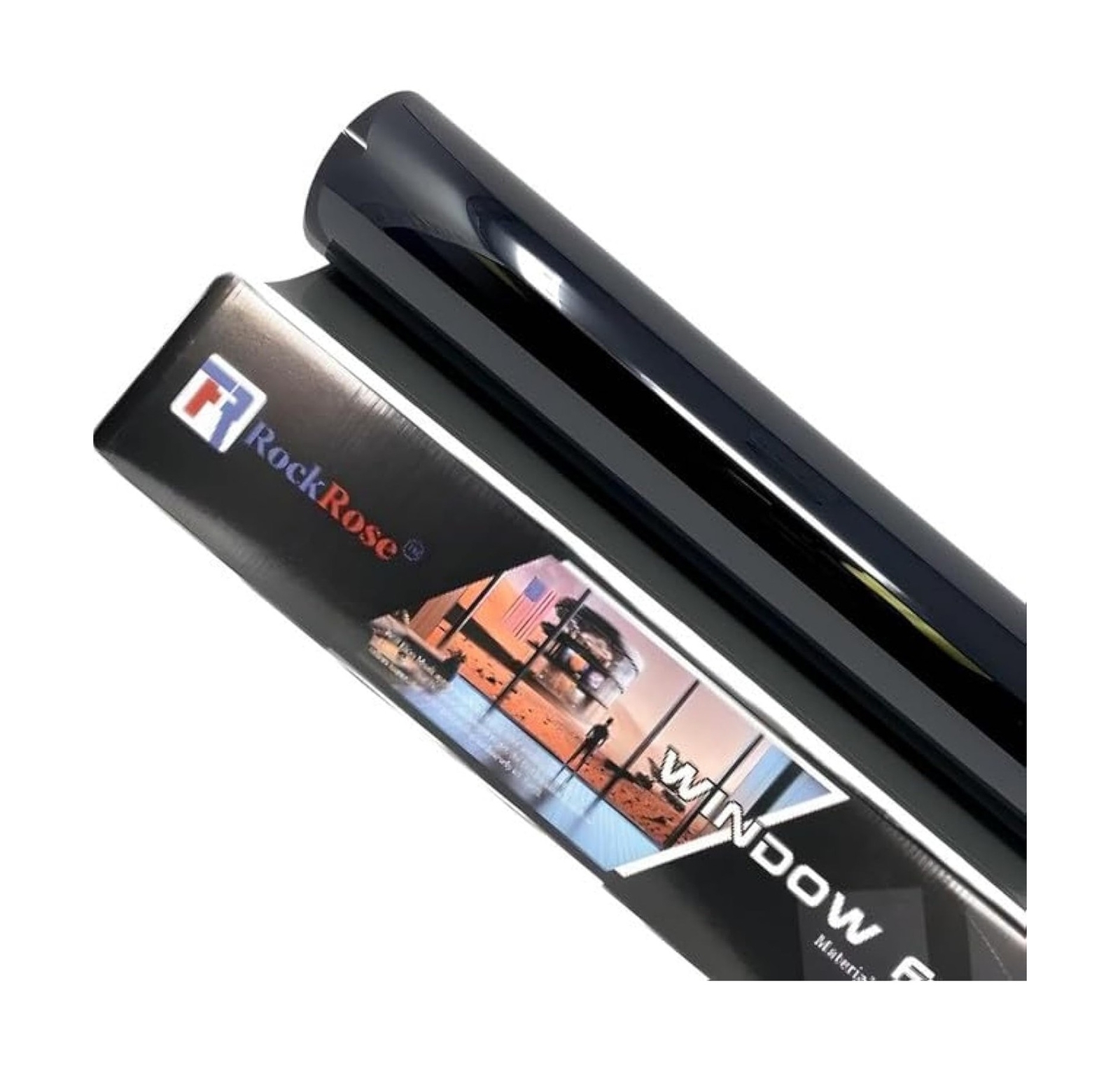 RockRose VLT 35% Window Tint with Premium 2ply Window Tint Film – Adhesive Wi…