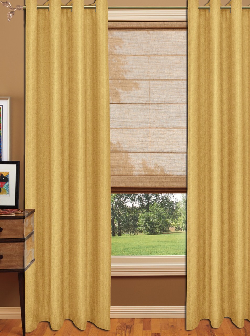 Light Out Panel – Yellow – Polyester / Cotton- 56″ x 96″ Inches