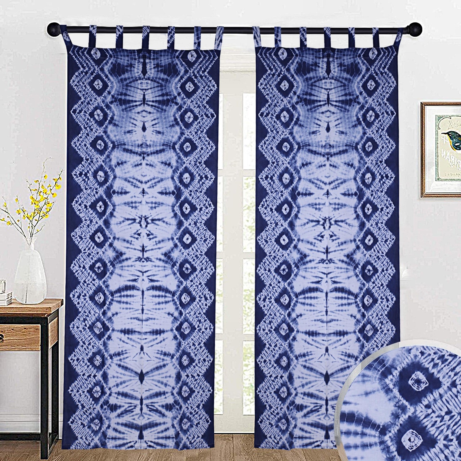 Hippie Indian Mandala Door Window New Curtain Tapestry Boho Ethnic Home Decor