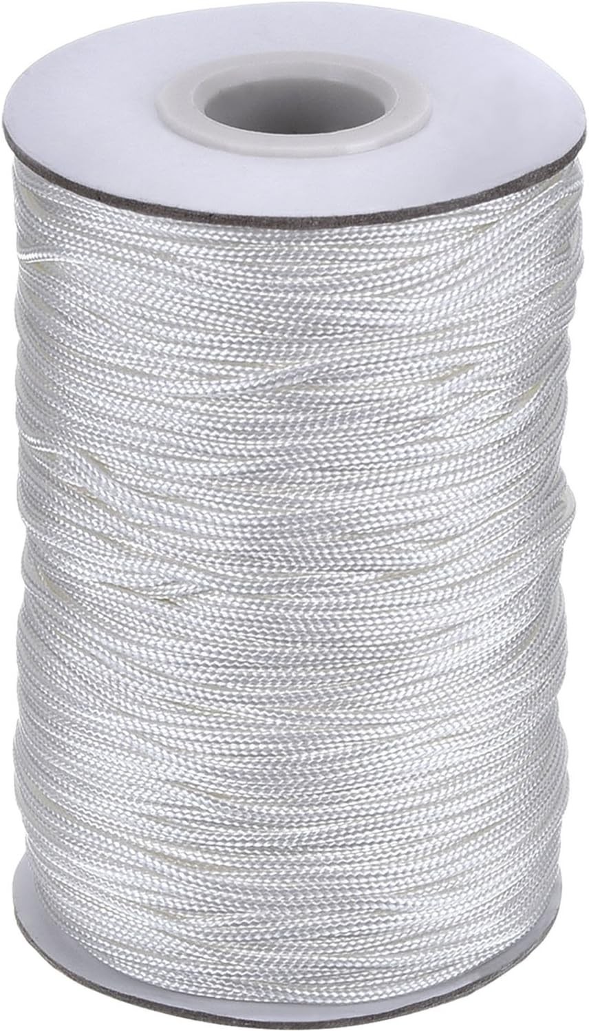 109 Yards/Roll White Braided Lift Shade Cord for Aluminum Blind Shade, Gardening