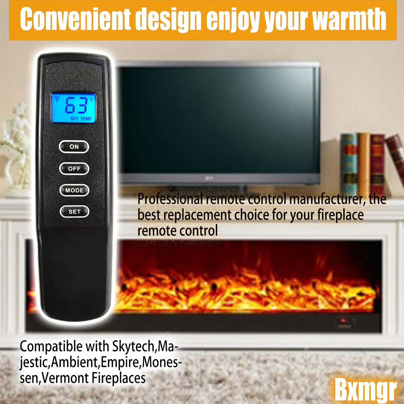 Upgraded Fireplace Remote Control Kit,with Skytech Majestic Ambient Empire Mo…