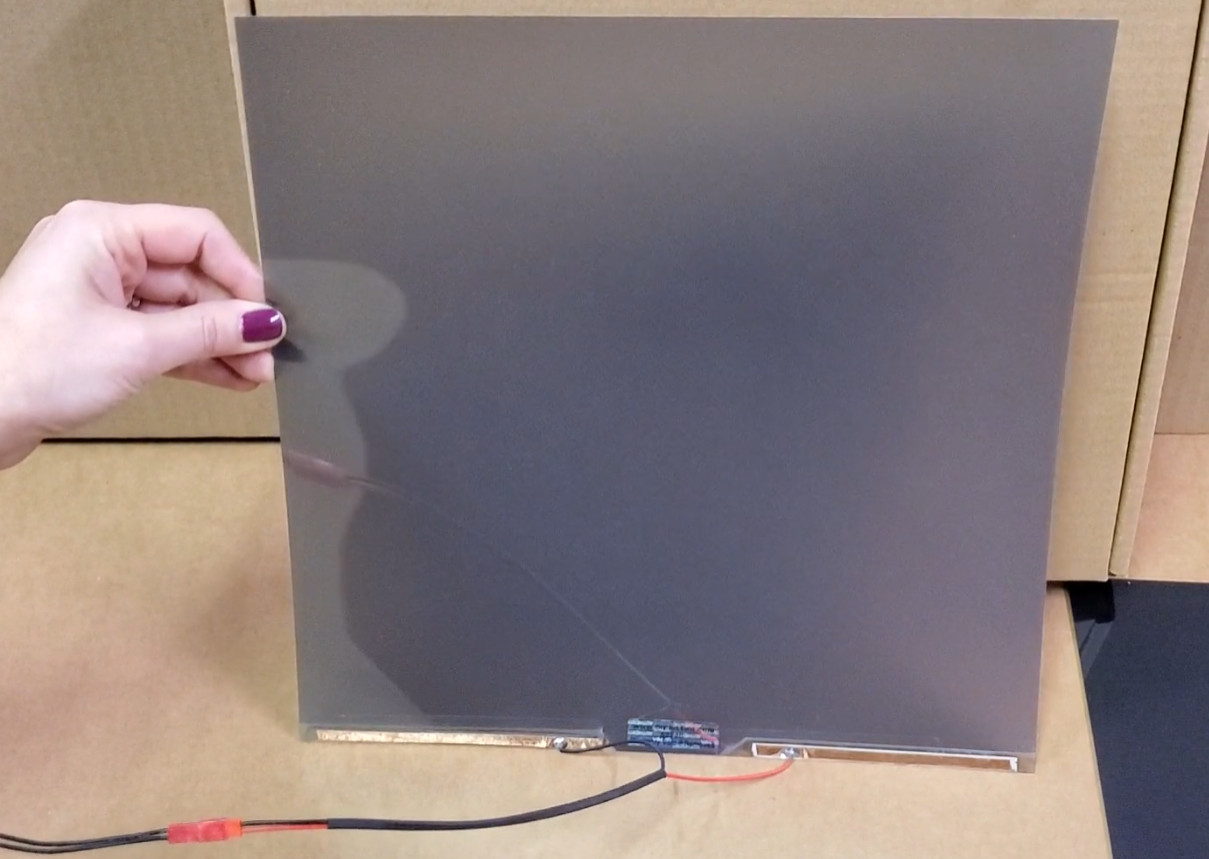 1 Piece Grey Genuine Smart Tint Switchable Glass Smart film USA Manufactured