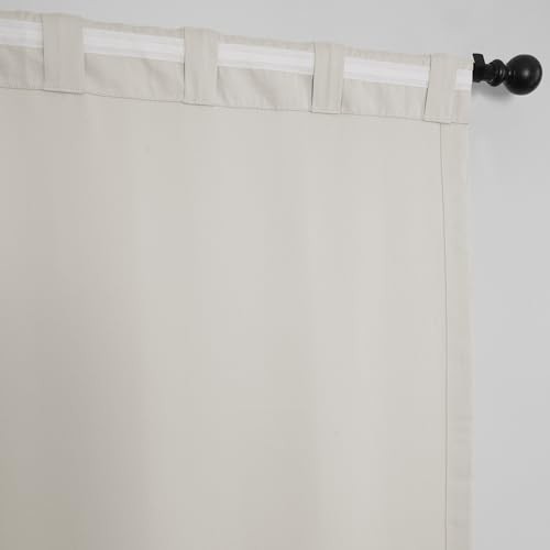 Polyester Extra Wide Room Darkening 100″W x 96″L (Pack of 1) Alabaster Beige