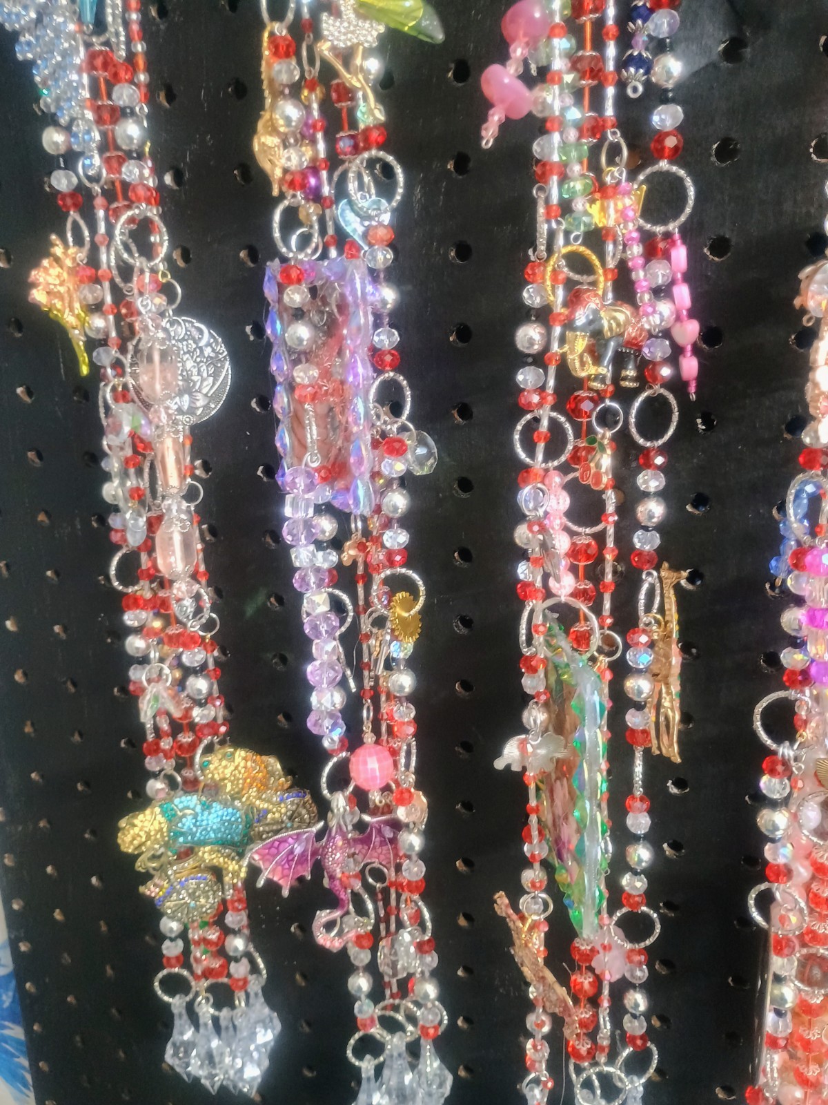 Crystal Curtains, Kool Kat, Loaded With Charms, Set Of 6