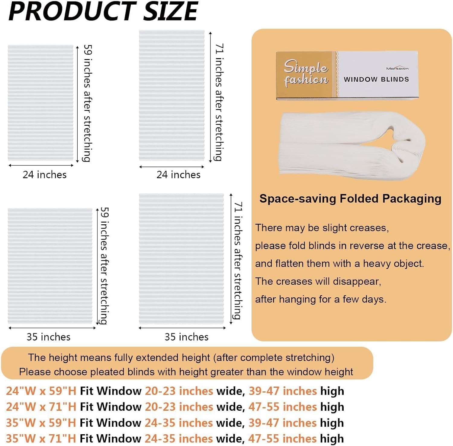 Window Blinds Cordless No Drill Cut to Size Clip On Stick On Self Adhesive Te…