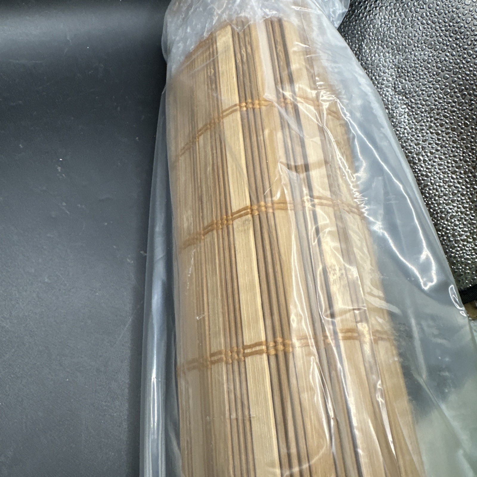 Cordless Bamboo Blinds, Roll Up Shades for Windows, 23” W x 72” H Squirrel