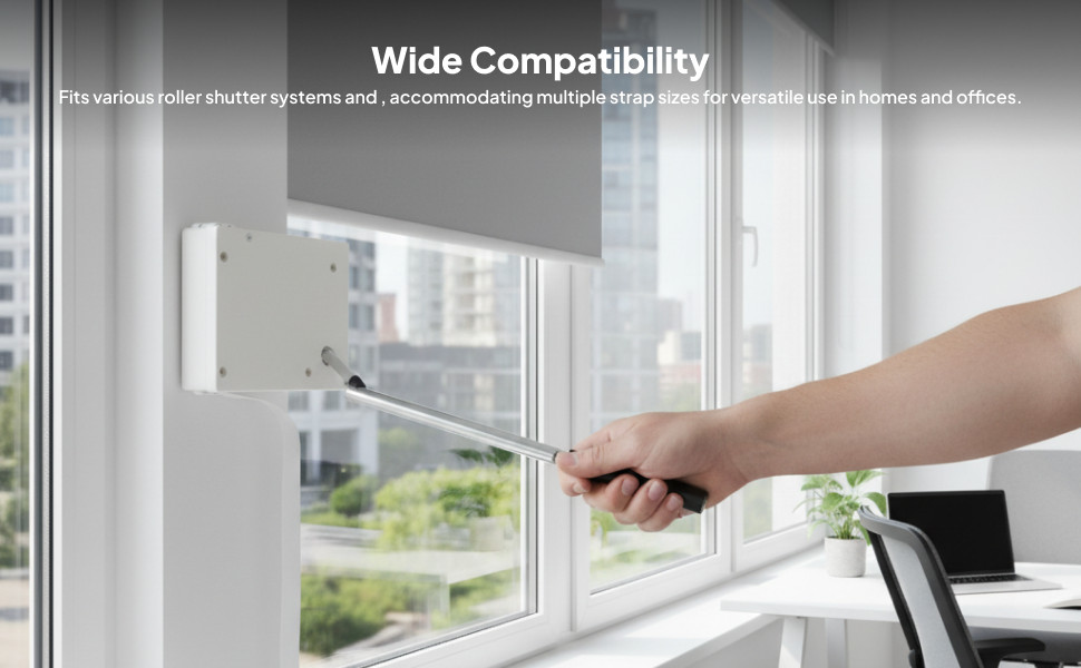 Roller Shutter Belt Winder Replace with Crank for Blinds Kitchen Living Room