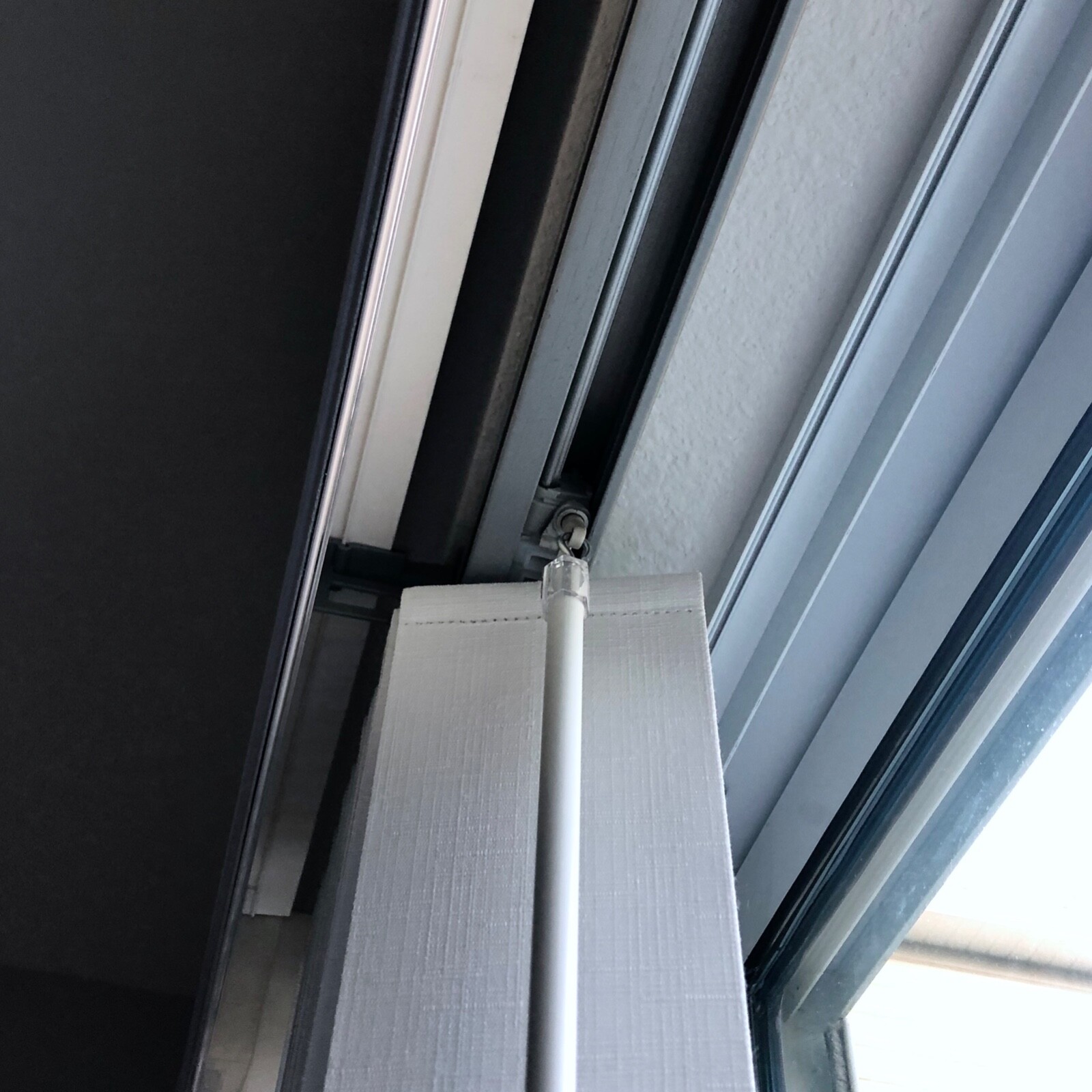 NEW White/ Off White Fabric Vertical Blinds
