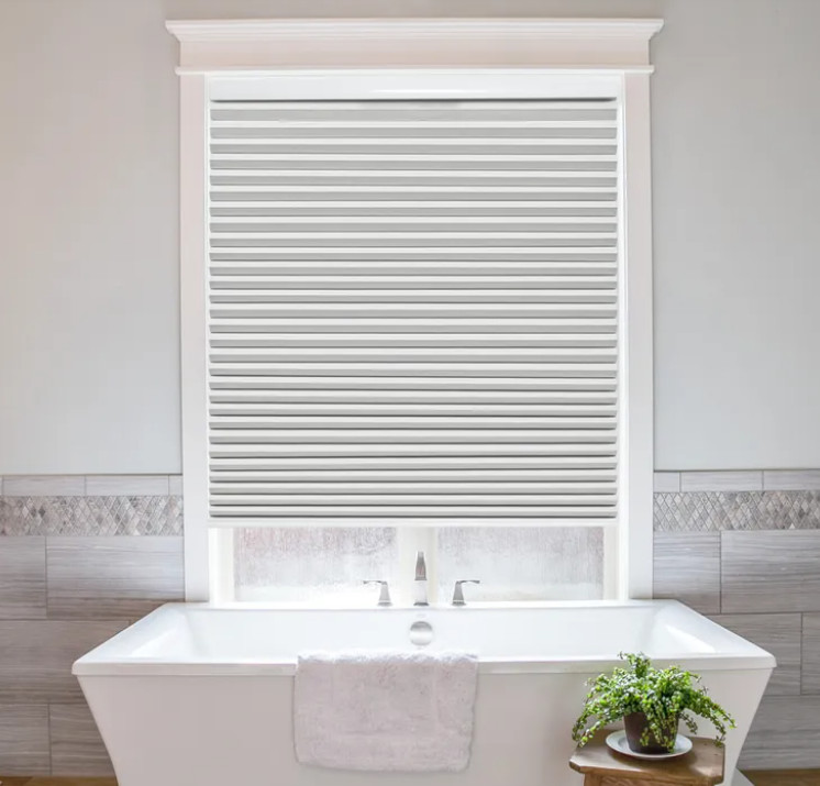 METechs 1.5″ Blackout White Cellular Blinds Anti-Thermal Bottom Up Shades