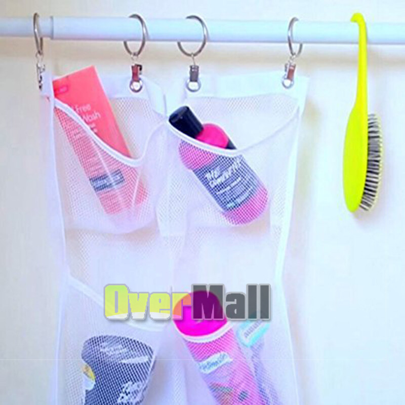 4x Extendable Shower Curtain Rod/Pole Telescopic Spring Tension Rod Clothes Rail