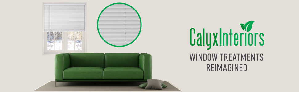 Cordless White 1” Light Filtering Mini Blinds 46.5” W x 48” H Window Blinds for