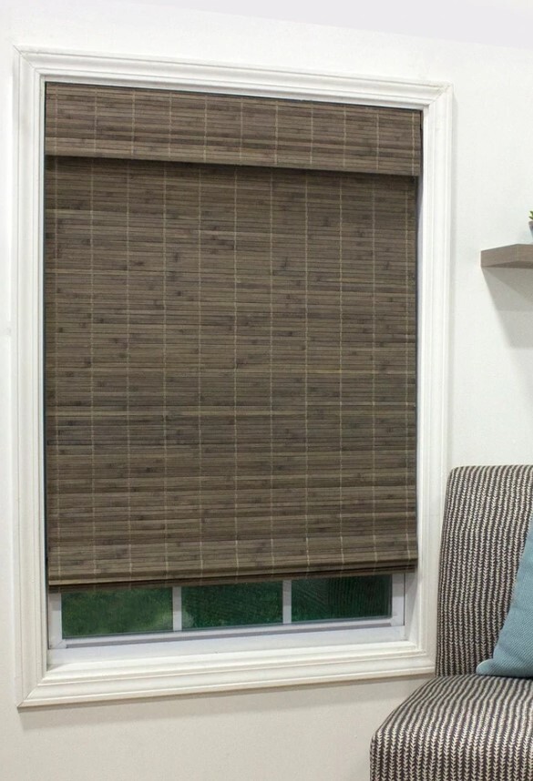 Brooklyn Cordless Bamboo Roman Shades – 2 Color Options