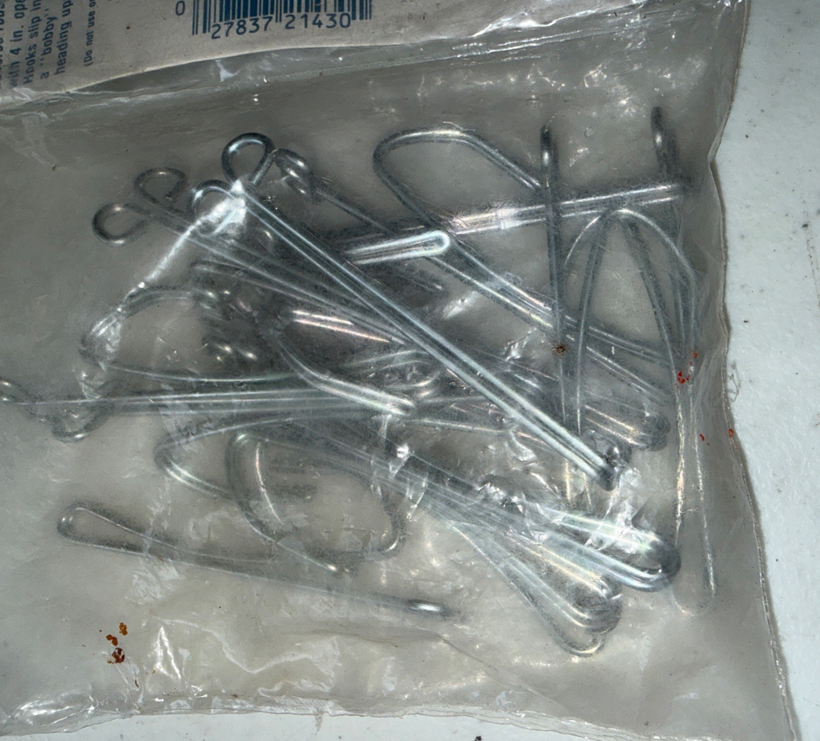 NOS 33 Total Kirsch Drapery Quick Hook Slip-In Hooks for 4″ Traverse Rods