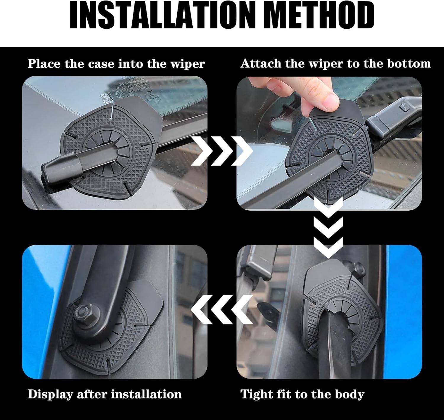 12pcs Universal Silicone Wiper Pivot Guards, Premium Windshield Wiper Covers and