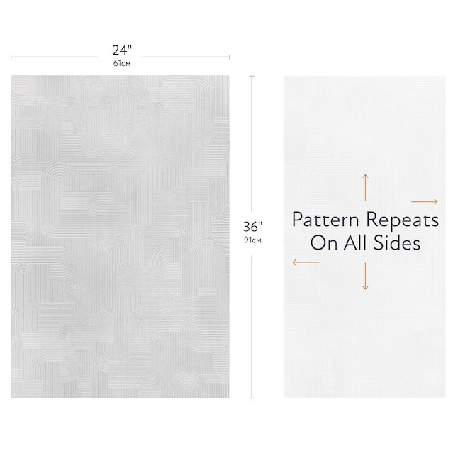 24-in x 36-in Privacy Decorative Window Film, Repositionable and Removable