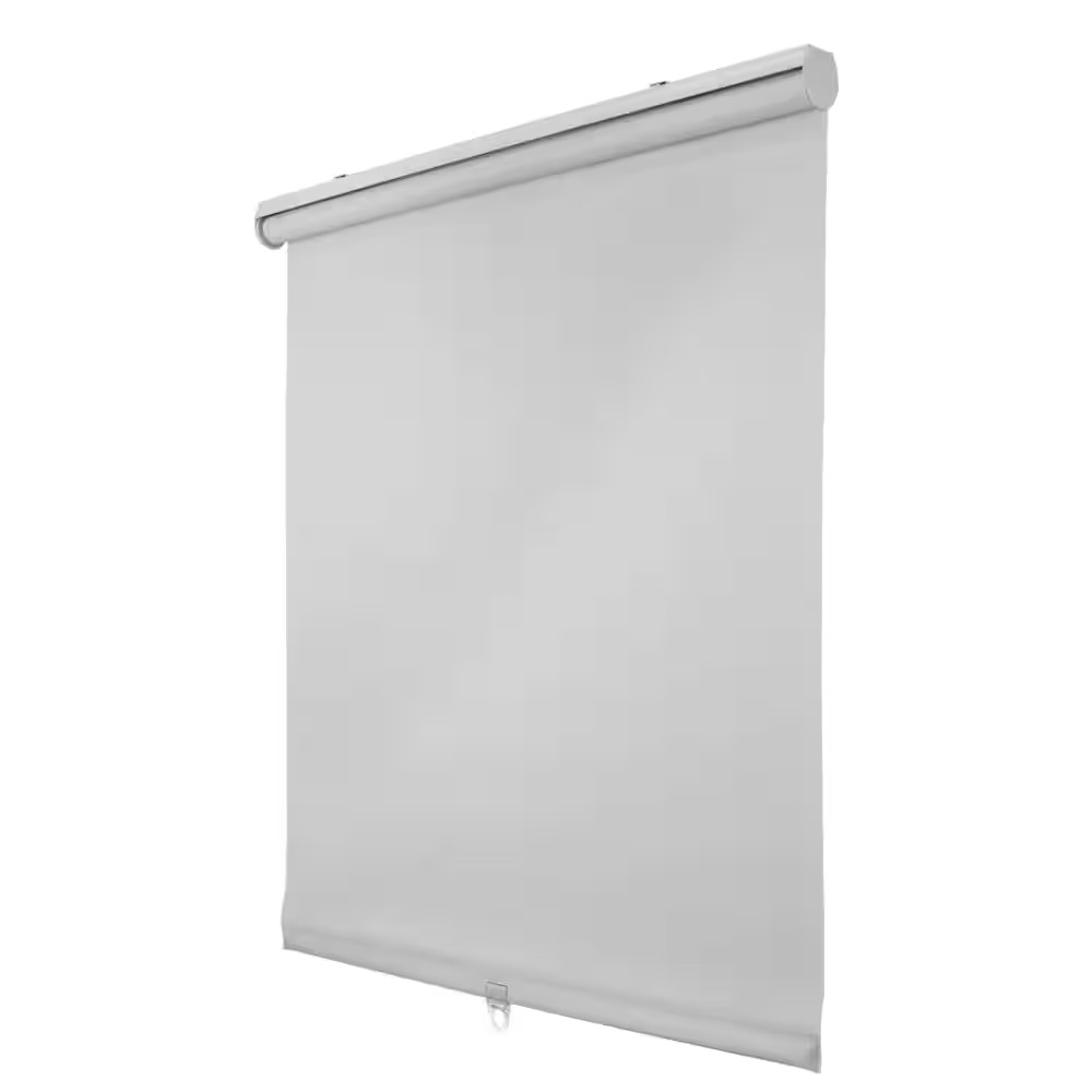 Gray Polyester 35 In. W X 72 In. L Light Filtering Cordless Slow Release Recycle