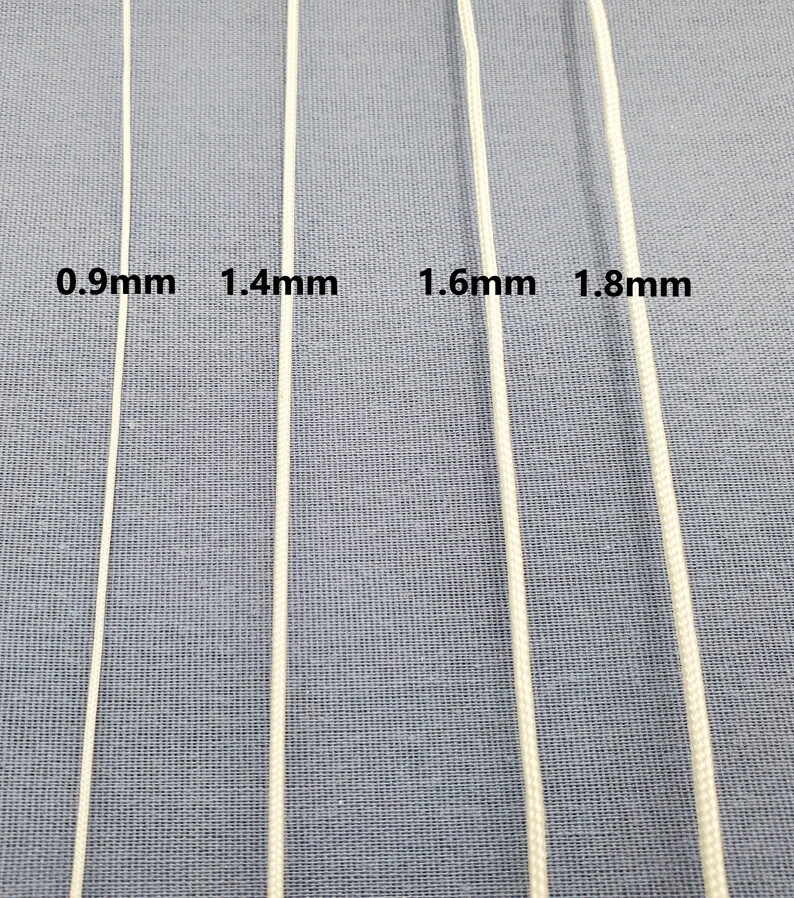 Non-elastic Lift Cord for Blinds, Shades, Roman Shades, Balloon Shades, Crafting