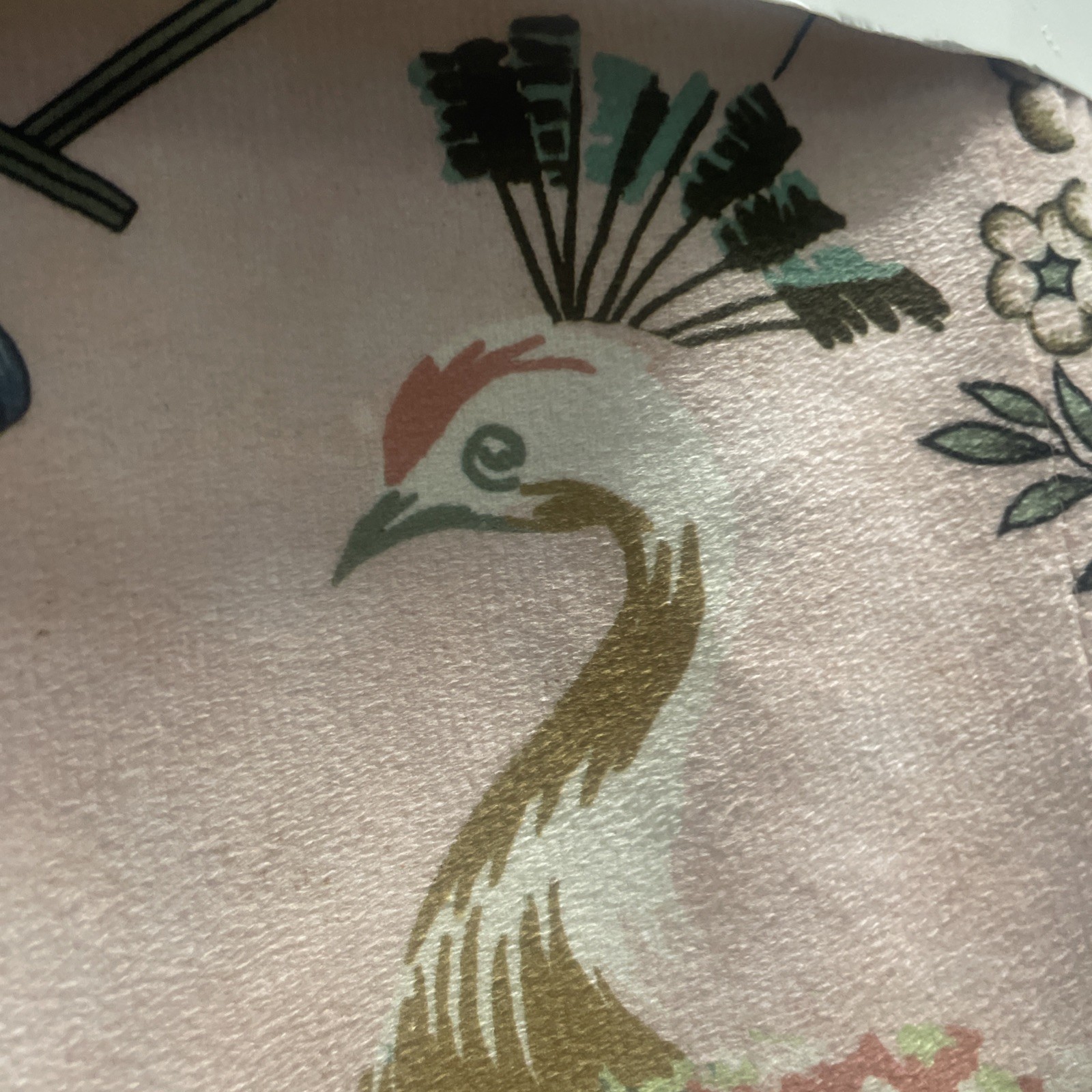 Callisto Home Peacock Bird Floral Curtains 2pc Window Panels Drapes New 38 x 84”