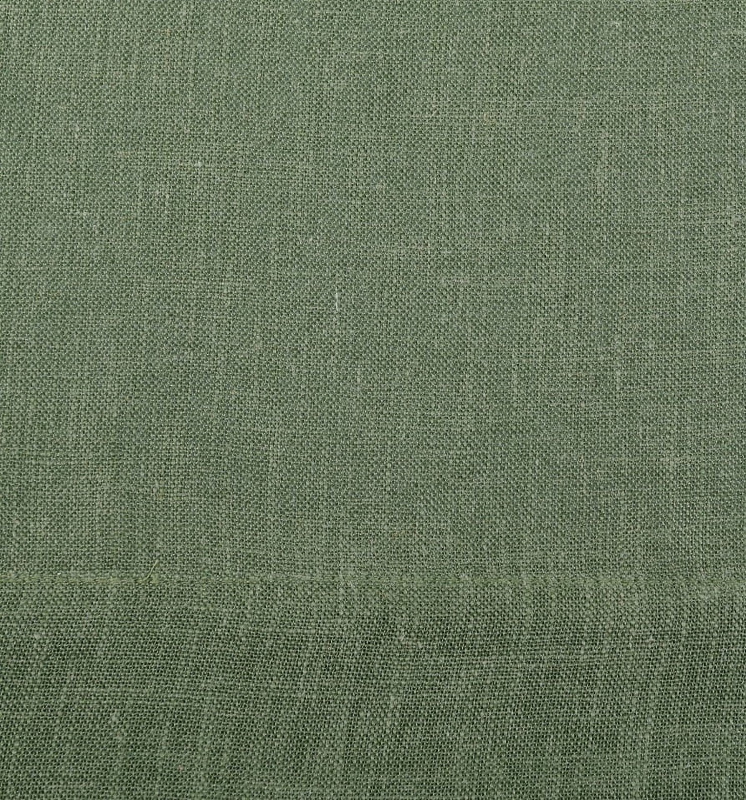 100 Percent Blackout Linen Blend Curtain Single Panel 50×95 Dark Cilantro Rod