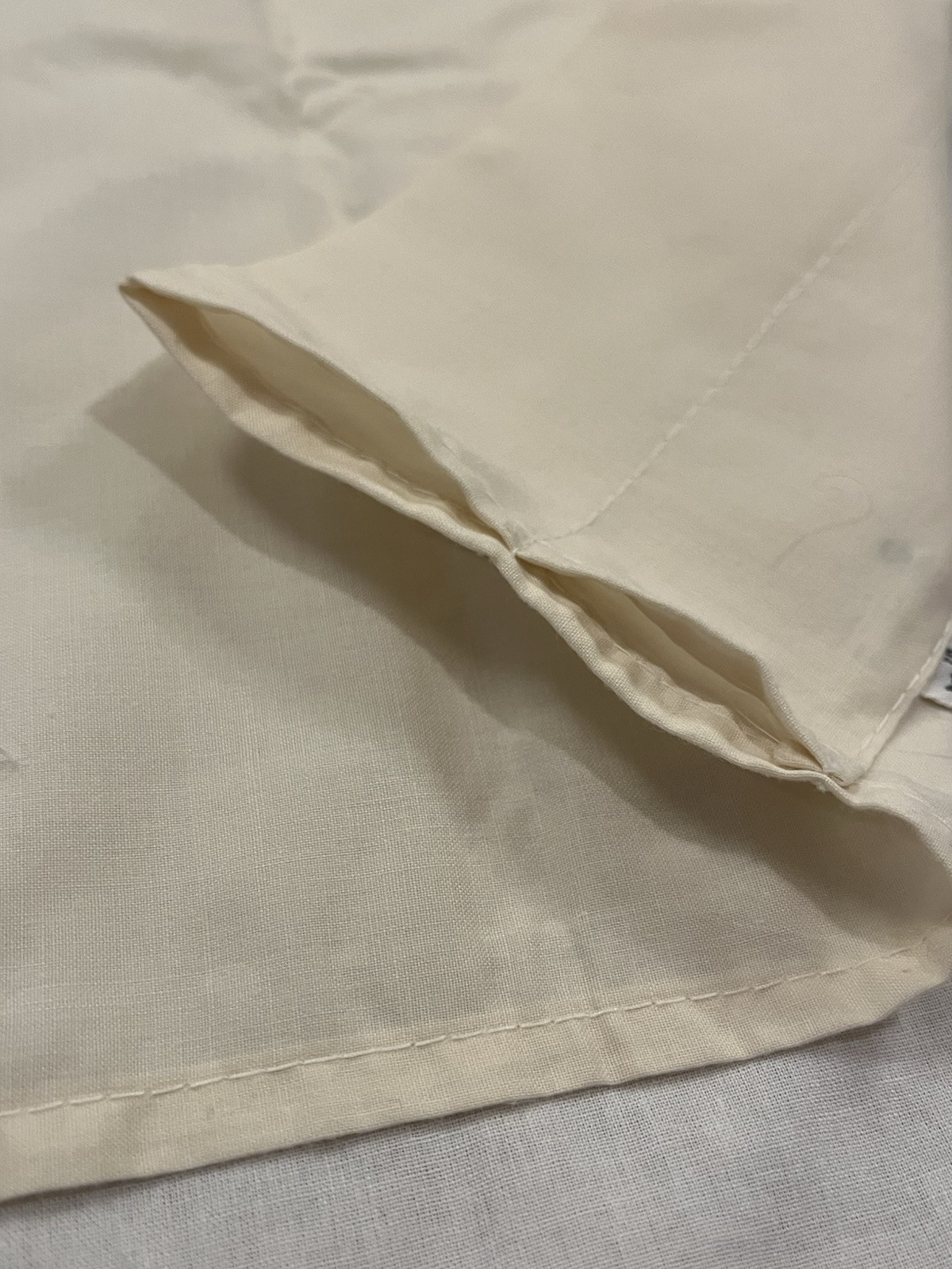 VTG Embroidered Scalloped Curtains Flowers Leaves with Tie Backs 70”x84” Spring