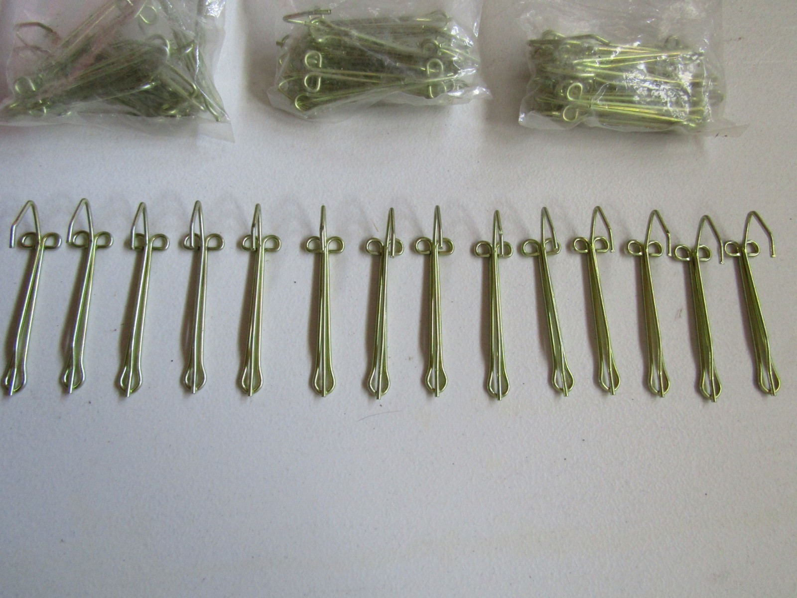 57 Pieces Empire Slip-On Drapery Hooks Gold Color