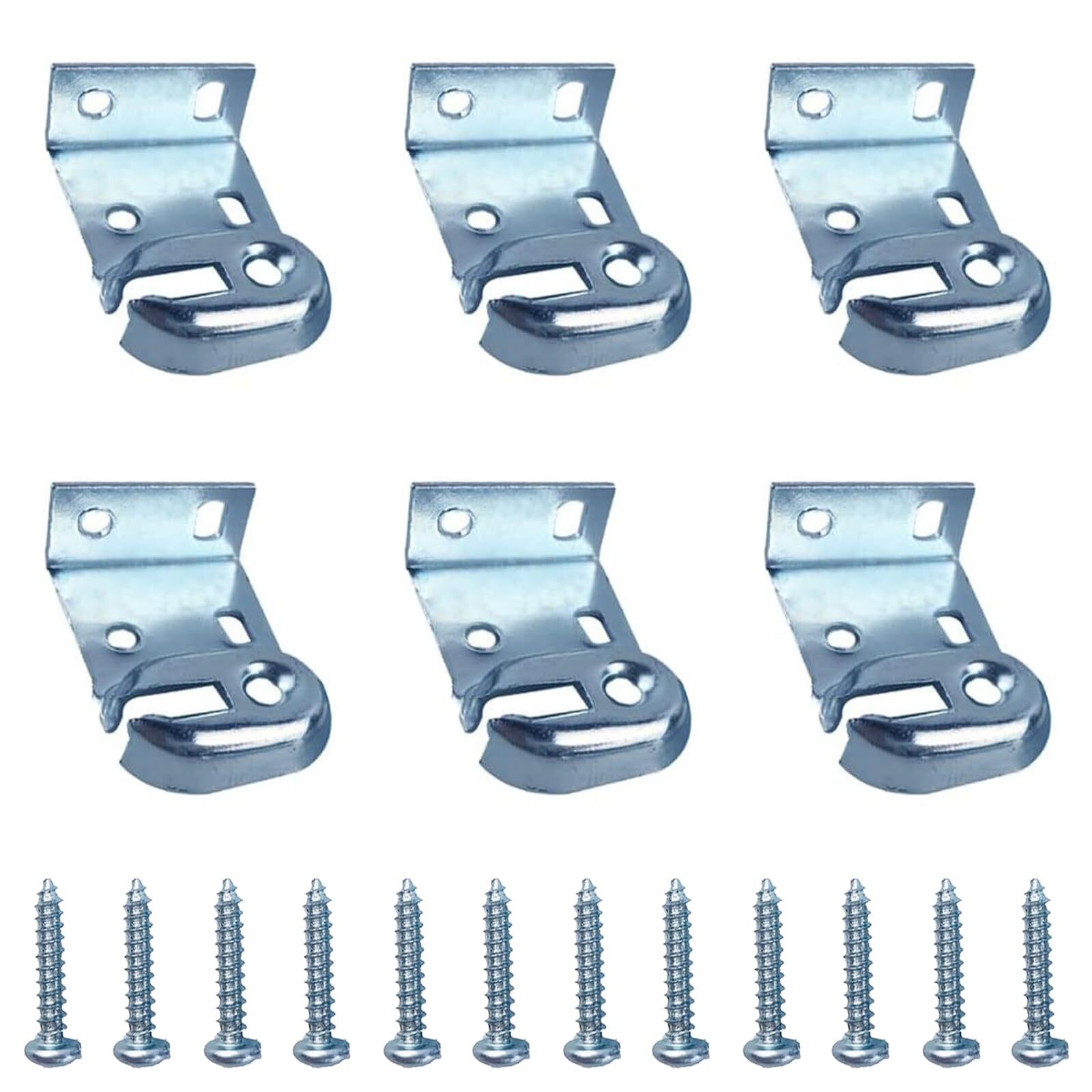 6pcs Roller Window Shade Inside and Outside Mount Brackets with Screws Curtai…