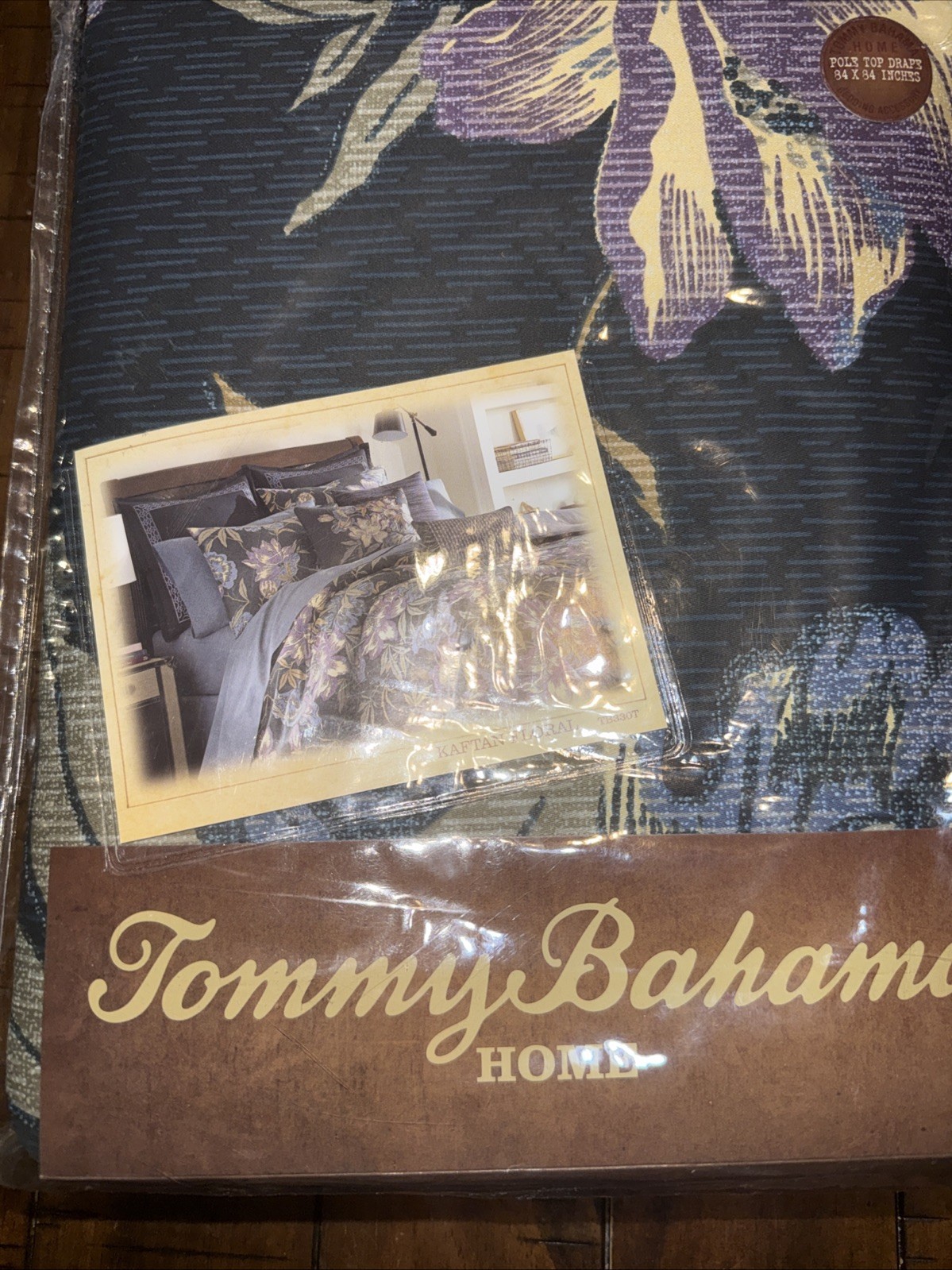 Tommy Bahama kaftan pole drapes 94 X 94