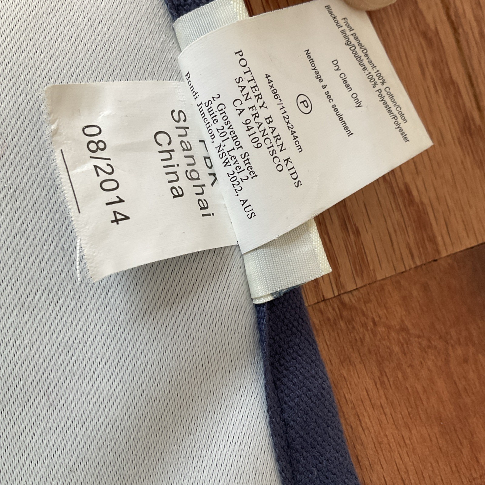 2 Pottery Barn Kids Madras Patchwork Plaid Curtain Panels 44×96 Lined