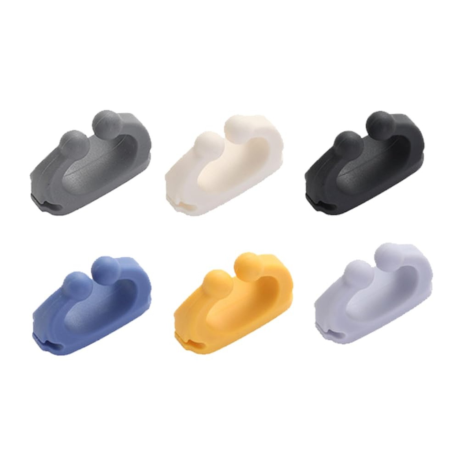 Silicone Razor Holders – 6 Pcs Hooks Adhesive Wall Mounted for Hanging Towel …