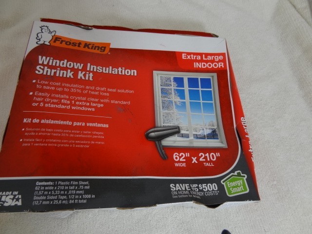 Frost King 62 in. x 210 in. Polyurethane Extra-Large Shrink Window Insulation