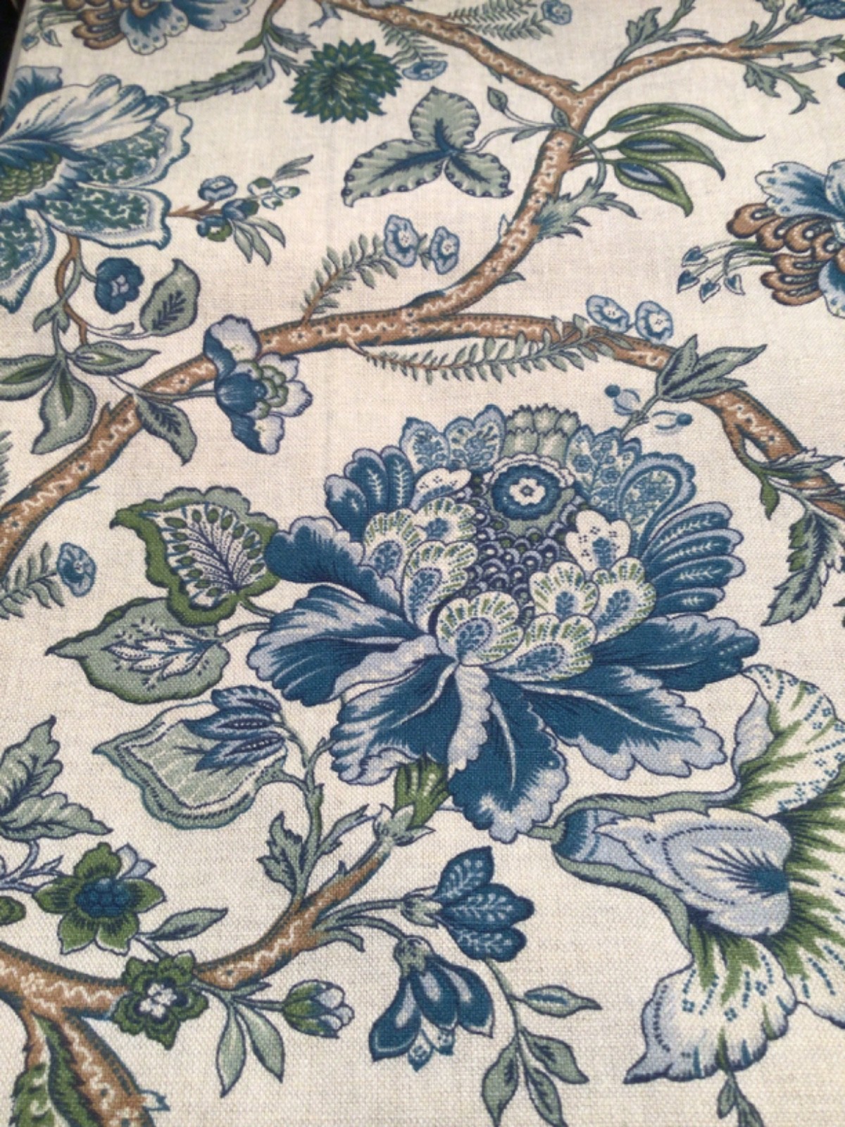 CURATED KRAVET window Panel Curtains 50 x 84 Jacobean Floral Garden 2 PC Set NEW