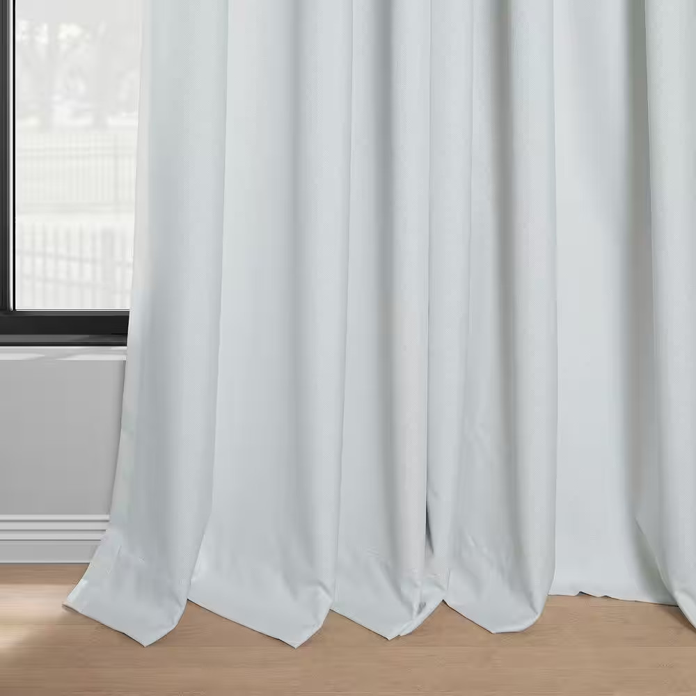 Off-White Performance Linen Curtains Pleated 25 In. W X 84 In. L Pinch Pleat Hot