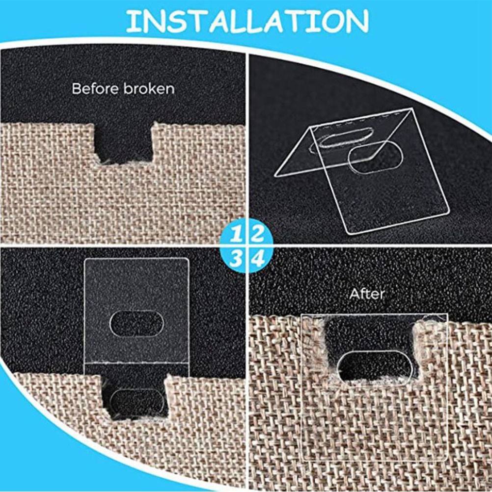 12 Set PVC Vertical Blind Replacement Stems for Window Repairs