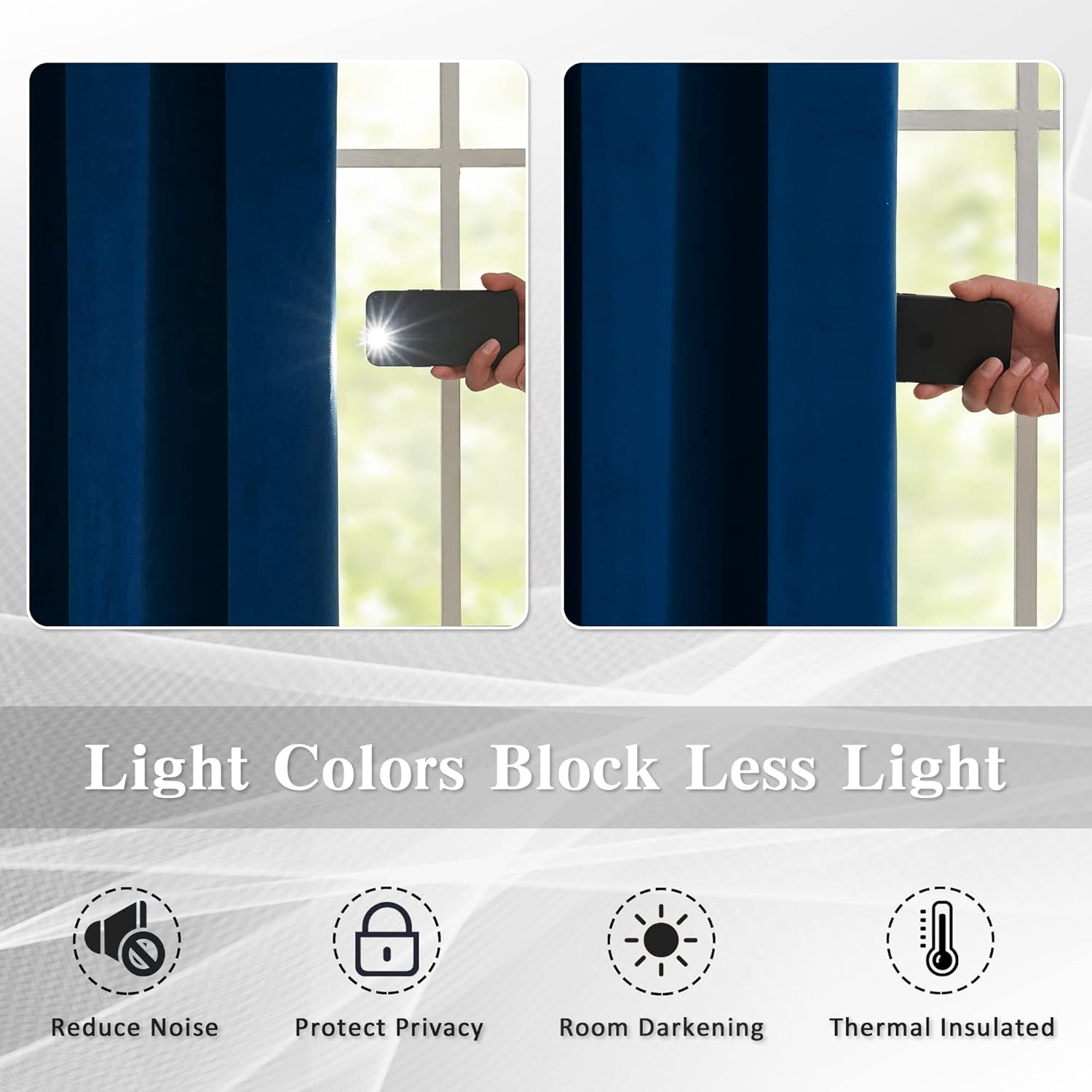 Extra Long Curtains 12Ft Length Thermal Insulated – Blackout 2 Story Curtains He