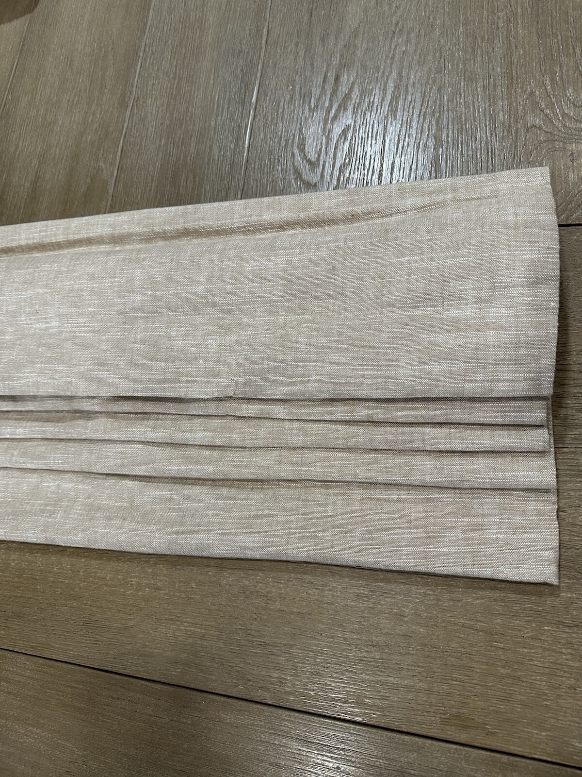 Pottery Barn Emery Roman Shade Oatmeal 32×64 Replacement Hardware Not Blackout