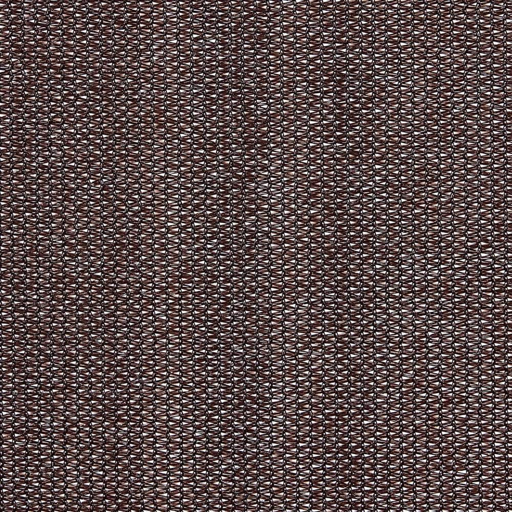Deep Brown Cordless PVC Solar Exterior Roller Shade 48 In. W X 66 In. L