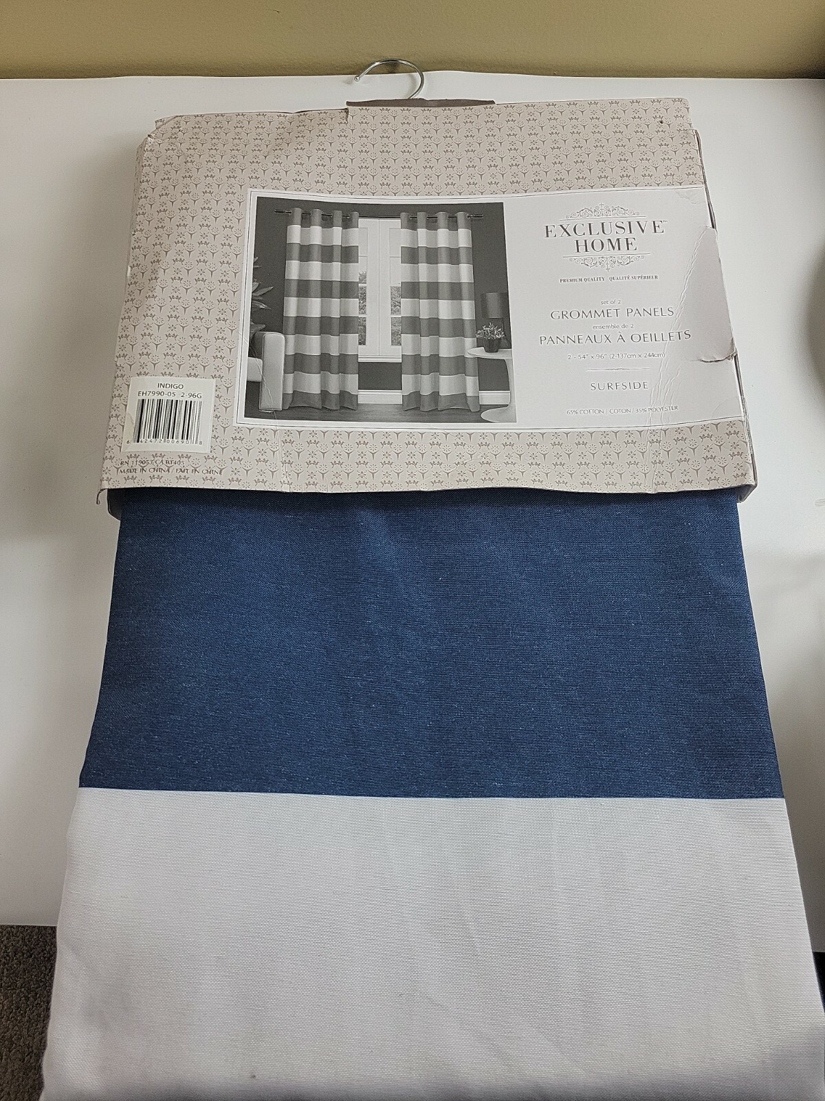 Exclusive Home Curtains Heavyweight Grommet Pair 54×96 Each Ingigo NEW
